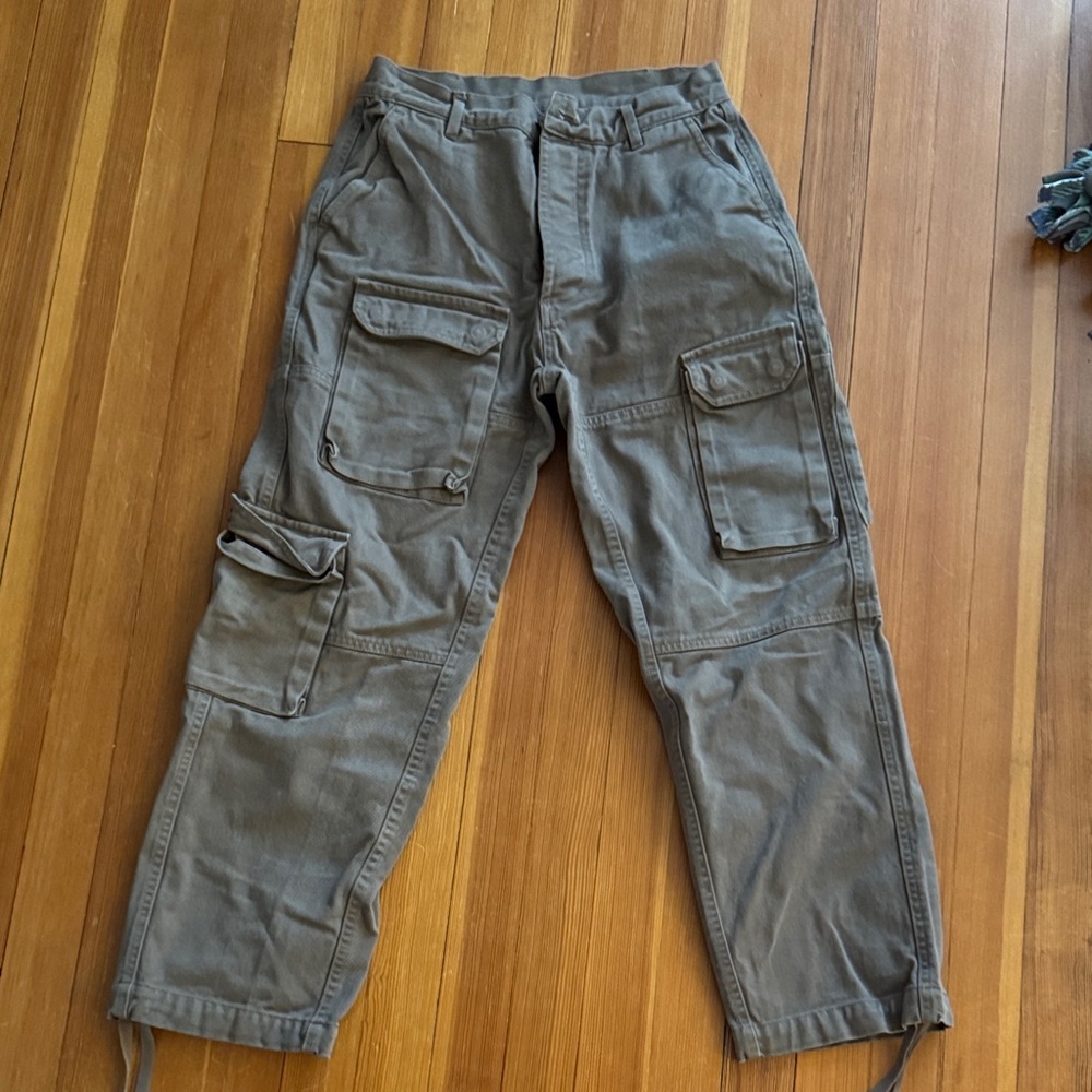 Women's Gray Cargo Pants